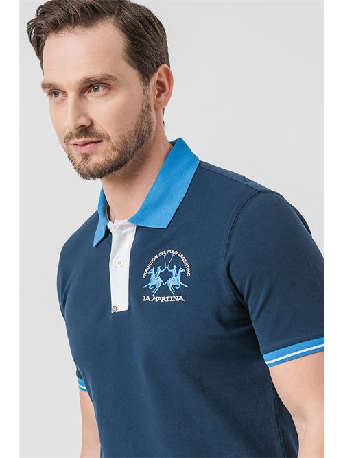 MAN POLO S/S PIQUET STRETCH LA MARTINA | YMP005-PK001/07017